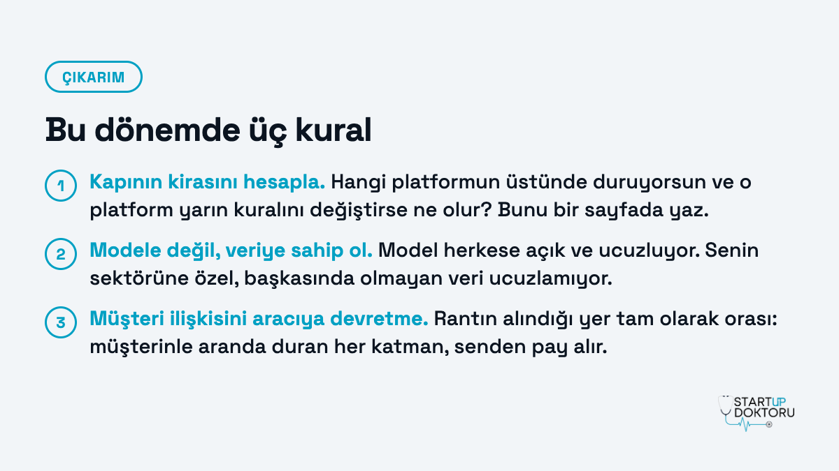 Bu dönemde üç kural